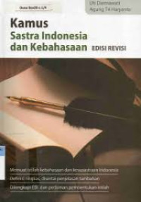 Image of KAMUS SASTRA INDONESIA DAN KEBAHASAAN  EDISI REVISI