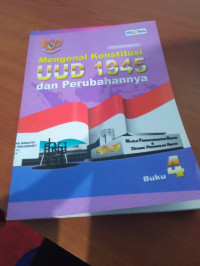 Image of MENGENAL KONSTITUSI UUD 1945 DAN PERUBAHANNYA 4