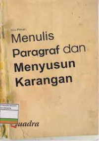 Image of Menulis Paragraf dan Menyusun Karangan