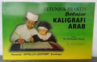 Image of PETUNJUK PRAKTIS BELAJAR KALIGRAFI ARAB